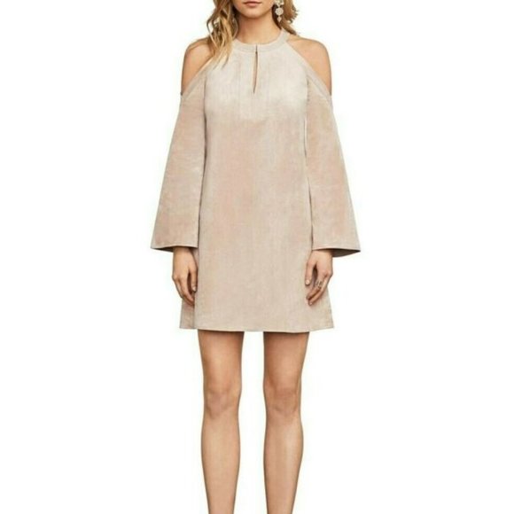 BCBGMAXAZRIA Laguna Faux-Suede Shift Dress - Picture 3 of 4